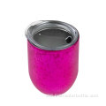 300mL Crackle Flat Lid Insulated Egg Wine Tumbler